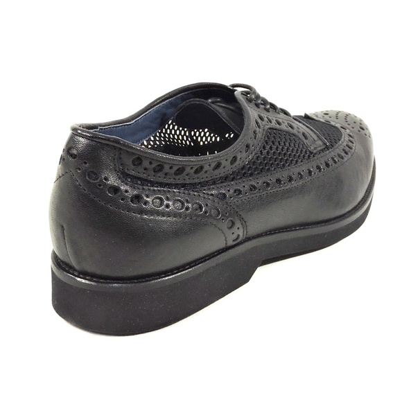 ALBERTO CICCIOLI ?? MEN\'S BLACK SOFT LEATHER SUMMER OXFORD SHOES main image 5